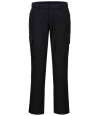 PW1201 S231 Portwest Stretch Slim Combat Trousers Black colour image
